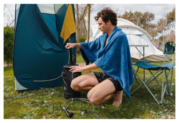Douche solaire à pression Quechua 10L Noir