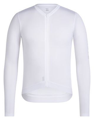 Maglia a maniche lunghe Rapha Pro Team Lightweight bianca da uomo