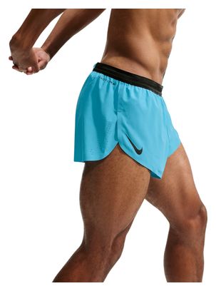 Pantaloncini Nike AeroSwift 2in con spacco, blu, da uomo