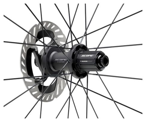 Pair of Scope R4 Disc Wheels 700mm | 12x100 - 12x142mm