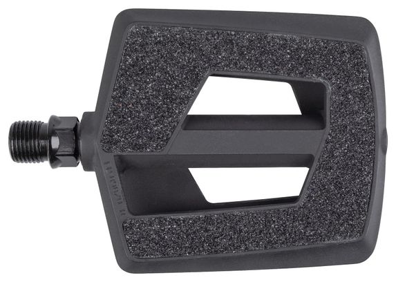 Pédale plate antidérapante pour VTT  9/16 pouces  thermoplastique