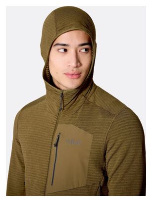 RAB Ascendor Light Hoody Pile Uomo Marrone
