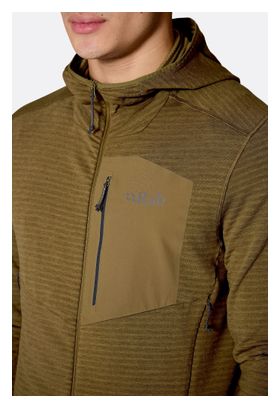 RAB Ascendor Light Hoody Pile Uomo Marrone