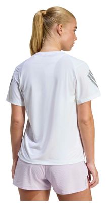 Maglia a maniche corte adidas adi365 Climacool bianca da donna