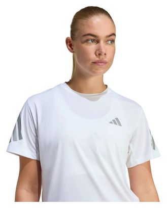 Maglia a maniche corte adidas adi365 Climacool bianca da donna