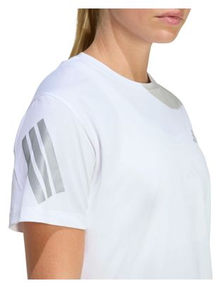 Maglia a maniche corte adidas adi365 Climacool bianca da donna