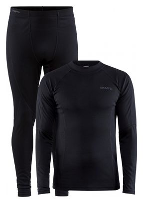 Conjunto de ropa interior Craft Core Warm negro