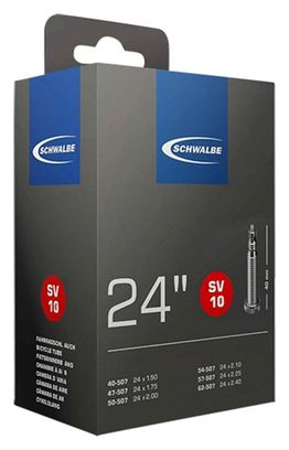 MTB LUCHTBAND 24X1.50/2.40 VP SCHWALBE SV10 (UITNEEMBARE SCHAAL)