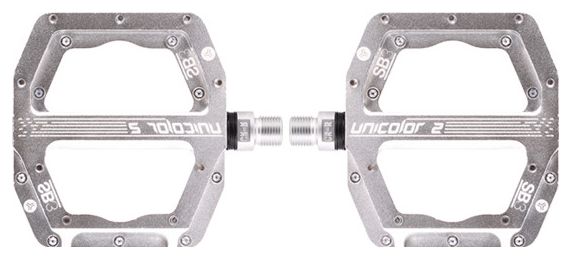 SB3 Unicolor 2 Flat Pedals Silver