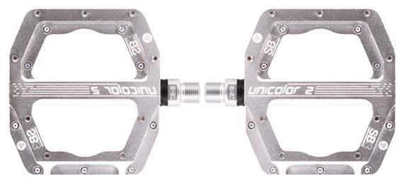 SB3 Unicolor 2 Flat Pedals Silver