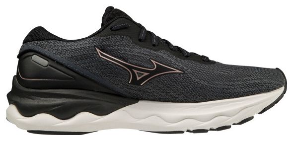 Mizuno Wave Skyrise 3 Running Shoes Black White Women