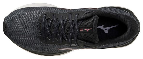 Mizuno Wave Skyrise 3 Running Shoes Black White Women