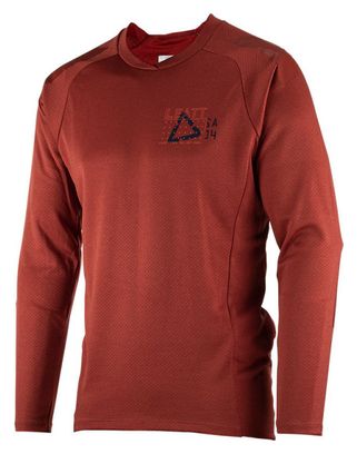 Leatt MTB AllMtn 5.0 Long Sleeve Jersey Rood