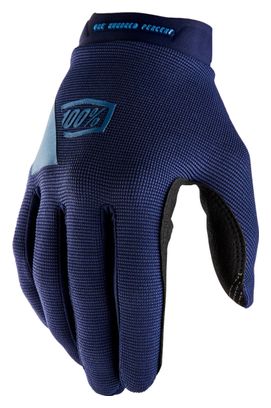 100% Ridecamp Dames Blauwe Lange Handschoenen