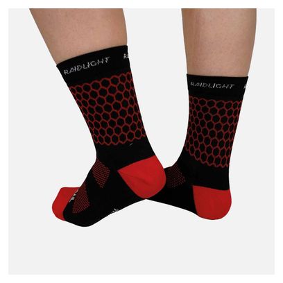 Raidlight Socken Schwarz / Rot
