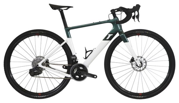 Gereviseerd product - Gravel Bike 3T Exploro RaceMax Sram Force eTap AXS 12V 700 mm Wit Groen 2022