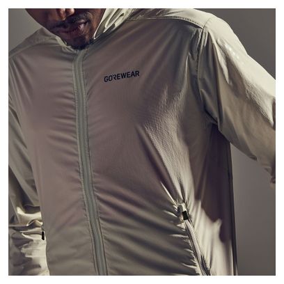 Gore Wear Concurve Beige Winddichte jas voor heren