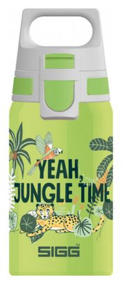 Sigg Shield One Jungle Botella de agua de acero inoxidable 0,5 L