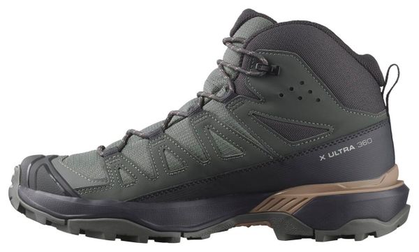 Salomon X Ultra 360 Mid GTX Women's Hiking Shoes, Green
