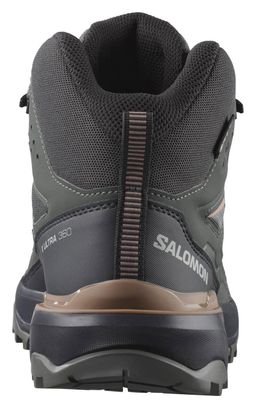 Salomon X Ultra 360 Mid GTX Women's Hiking Shoes, Green