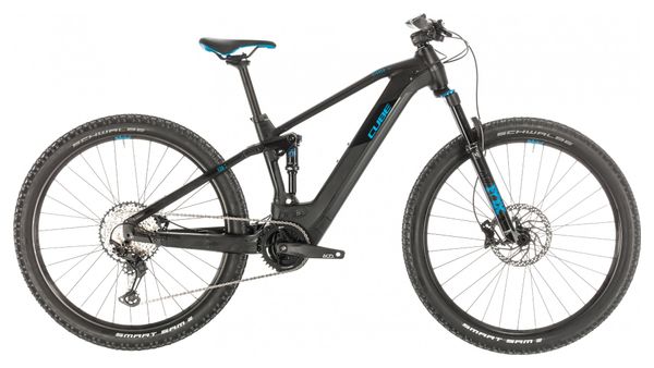 VTT Tout Suspendu Électrique Cube Stereo Hybrid 120 Race 625 29 Noir / Bleu 2020