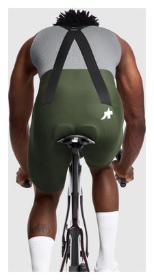 Culotte corto con tirantes Assos Mille GT S11 verde para hombre