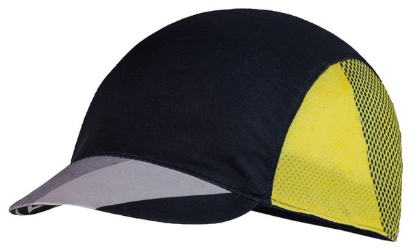 Buff Unisex Cycle Pack Cap Zwart/Geel/Grijs