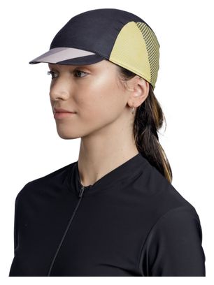 Buff Unisex Cycle Pack Cap Zwart/Geel/Grijs