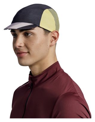 Buff Unisex Cycle Pack Cap Zwart/Geel/Grijs