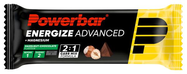 PowerBar Energize Advanced Hazelnoot / Chocolade Energiereep 55g