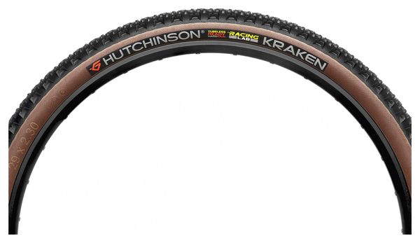 Hutchinson Kraken Racing Lab 29'' Tubeless Ready Soft Hardskin Race Ripost XC Beige Sidewalls Tan