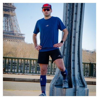 Camiseta de manga corta BV Sport Light Paris Azul Unisex