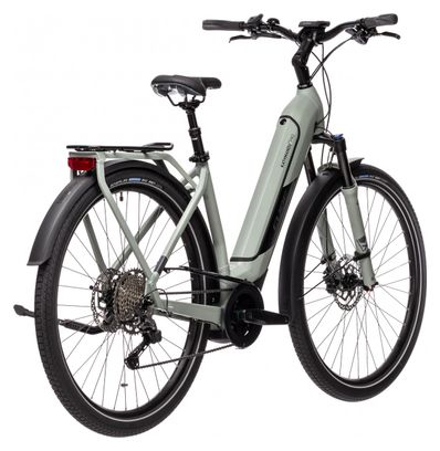 Vélo de Ville Électrique Cube Kathmandu Hybrid Pro 625 Easy Entry Shimano Deore 10V 625 Wh 700 mm Gris Lunar 2021