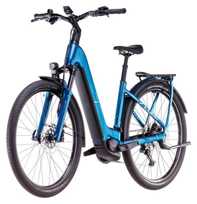 Cube Kathmandu Hybrid EX 800 Easy Entry Electric Hybrid Bike Shimano Cues 11S 800 Wh 700 mm Electric Blue 2025
