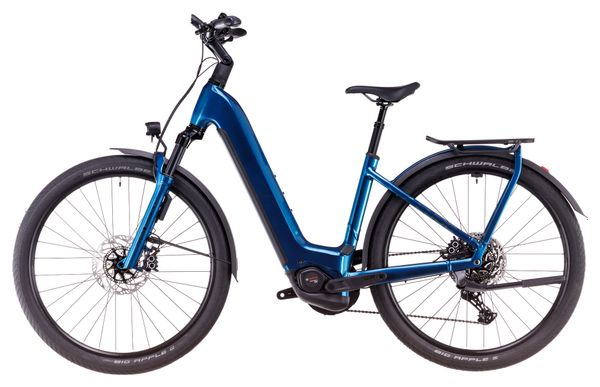 Cube Kathmandu Hybrid EX 800 Easy Entry Electric Hybrid Bike Shimano Cues 11S 800 Wh 700 mm Electric Blue 2025