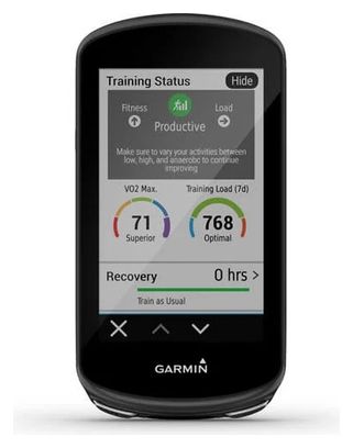 Compteur GPS Garmin Edge 1030 Plus - Produit Reconditionné