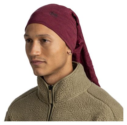 Buff Merino Midweight Bordeaux choker