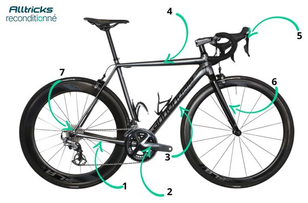 Cannondale CAAD 12 Shimano 105 11V Grau T.52 166/170cm - Wiederaufbereitetes Produkt