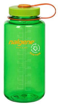 Nalgene Wide Mouth Sustain Flasche 1L - Melon Ball