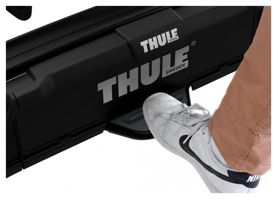 Thule VeloSpace XT Towbar Bike Rack 13 Pin - 2 bicicletas (compatible con bicicletas eléctricas) Negro