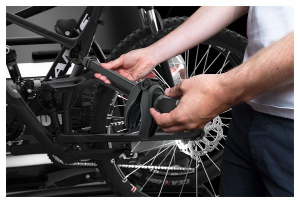 Thule VeloSpace XT Gancio traino Portabici 13 Pin - 2 Bici (Compatibili E-Bikes) Nero