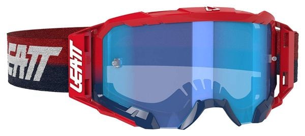 Masque Leatt Velocity 5.5 Rouge - Ecran bleu 52%