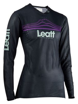 Leatt MTB Gravity 4.0 Women's Long Sleeve Jersey Black/Purple
