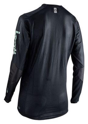 Maglia a manica lunga Leatt MTB Gravity 4.0 Donna Nero/Viola