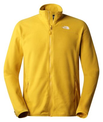 The North Face 100 Glacier Heren Fleece Geel