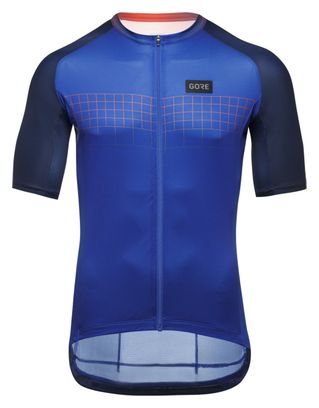 Gore Wear Grid Fade 2.0 Short Sleeve Jersey Blauw/Rood