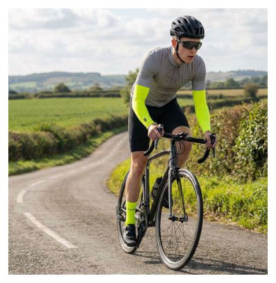 Manchettes de Cyclisme Hiver - Jaune Fluo