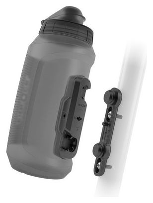 Bidón compacto Fidlock Twist 750 ml + Fijación para base de bicicleta Ahumado