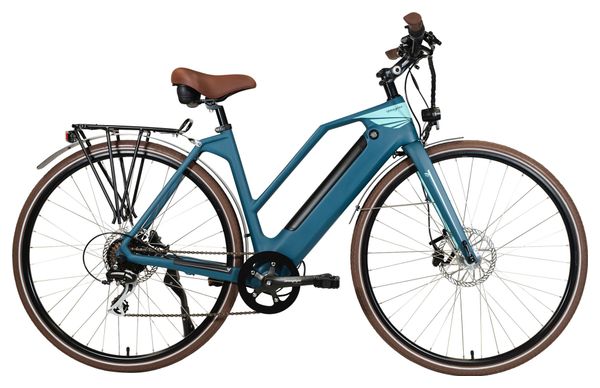 Vélo électrique Vadrouilleur 21.1 - Full carbone - Autonomie 100Km - Bleu