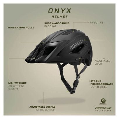 Casque Velo Rogelli Onyx - Unisexe - Noir